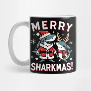 Funny Shark Gifts Men Women Kids Shark Ugly Christmas Shark Mug